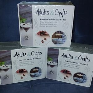 NiB Adults & Crafts Martini Candle Kit